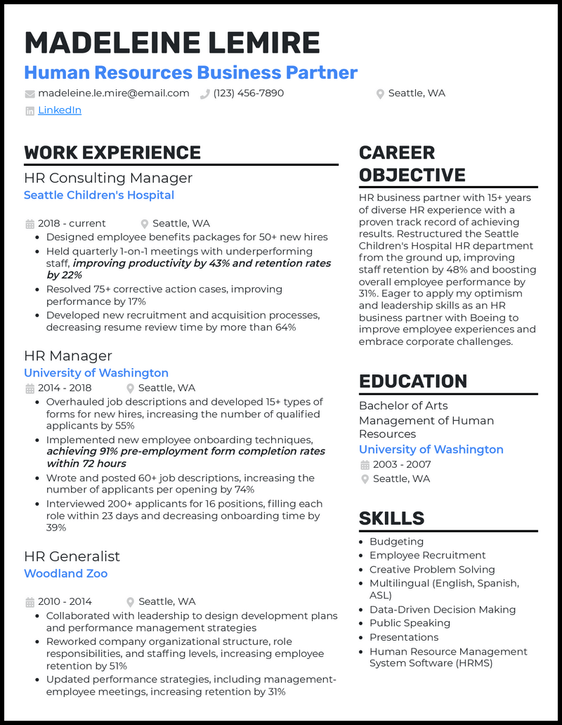 3-human-resources-hr-business-partner-resume-examples