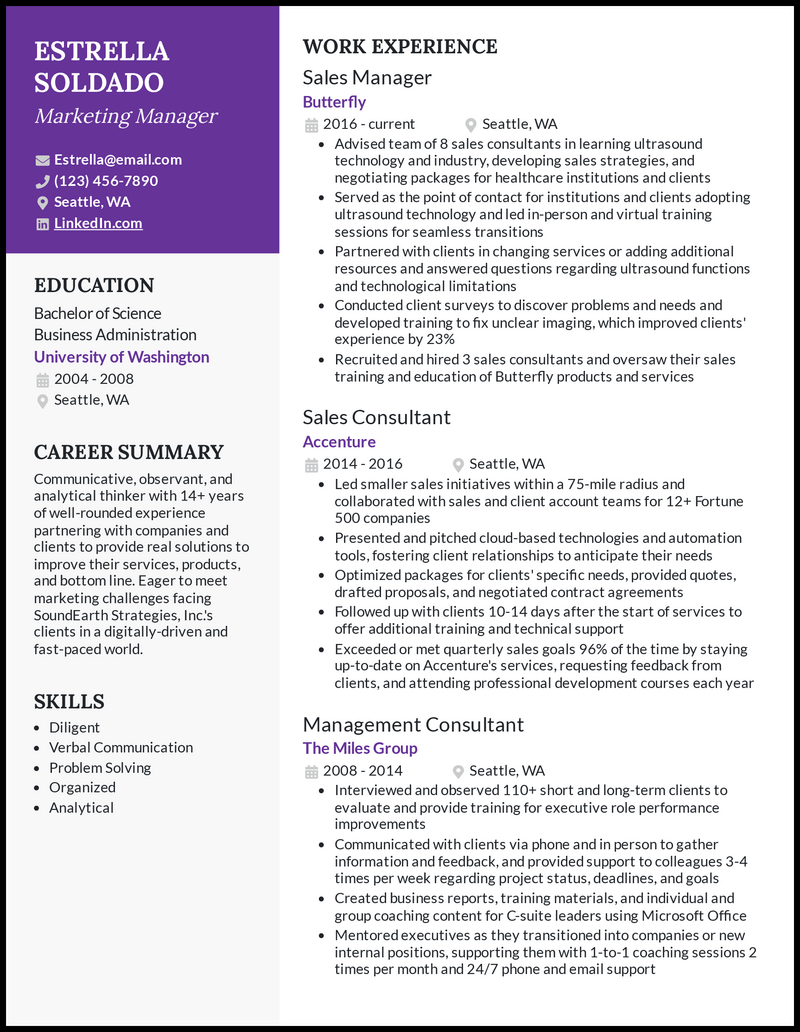 Resume Objective Statement For Career Change