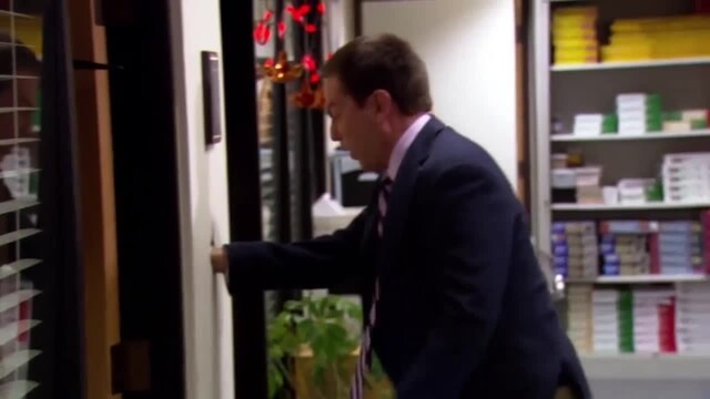 Andy from The Office punches hole in wall