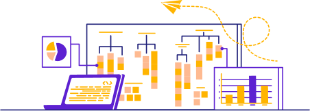 Portfolio of past work experience proving impact on the job with statistics, graphs, and examples