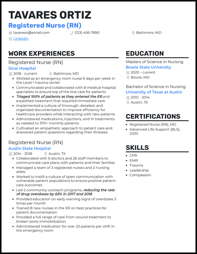3 Nurse Practitioner Student Resume Examples for 2023