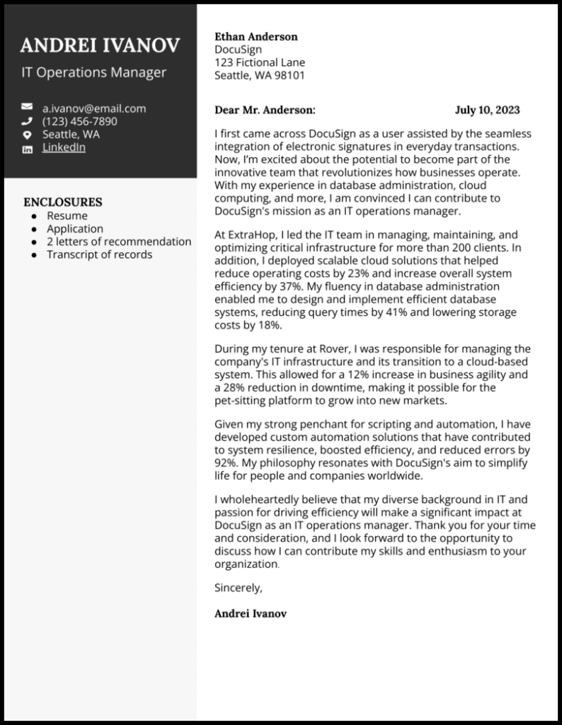 11 Best IT Resume Examples & Samples for Information Technology Jobs