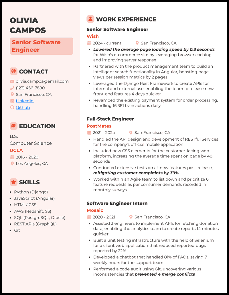 25 Engineering Resume Examples for 2025