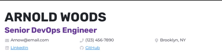 effective-devops-engineer-resume-header How to add an effective header to a DevOps engineer resume