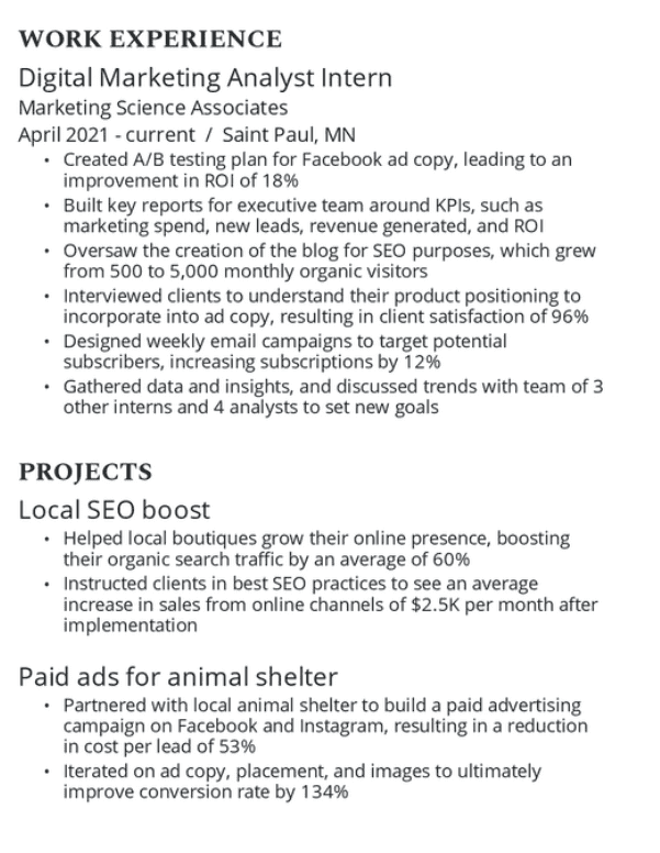 how-to-highlight-relevant-work-experience-for-a-college-student How to highlight relevant work experience for a college student’s resume