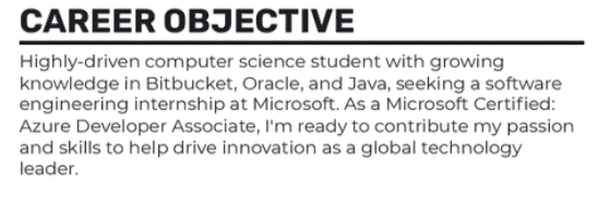 example-of-a-career-objective-for-a-software-engineer-intern-resume Example of a career objective for a software engineer intern resume