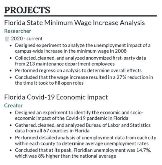 how-to-leverage-projects-for-an-entry-level-research-assistant-resume How to leverage projects on your entry-level research assistant resume