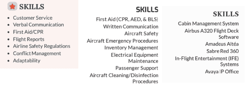 key-skills-for-a-flight-attendant-resume Key skills for a flight attendant resume